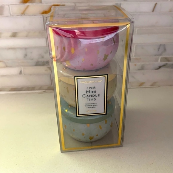 3-Pack Mini Candle Tins Gift Set - Picture 1 of 5